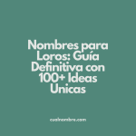 Nombres para Loros: Guía Definitiva con 100+ Ideas Únicas